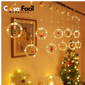 Cortina de LED Natalina Casa Facil