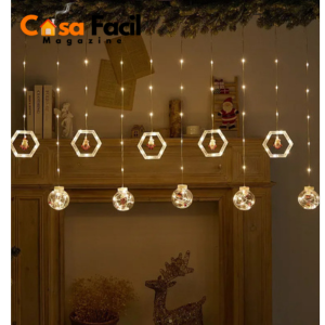 Cortina de LED Natalina Casa Facil