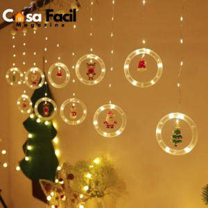 Cortina de LED Natalina Casa Facil