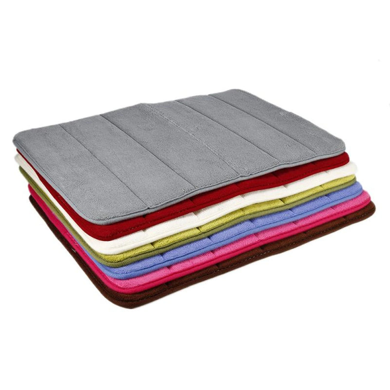 60x40cm Soft Mat for Bathroom or Bedroom Super Soft Bath Mat Non-slip Water Absorption Quick Dry