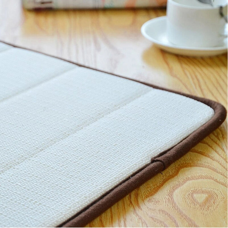 60x40cm Soft Mat for Bathroom or Bedroom Super Soft Bath Mat Non-slip Water Absorption Quick Dry