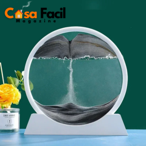 Ampulheta 3D Arte Com Areia Casa Facil